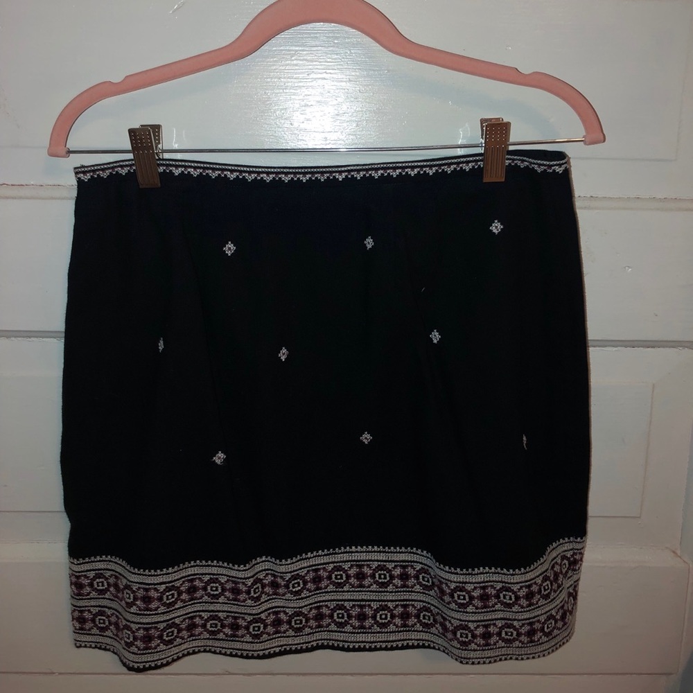 Madewell Black Skirt
